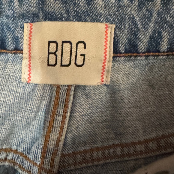 BDG high rise baggy jeans with pink and yellow wash size 25 Y2K 90’s grunge - Picture 6 of 6